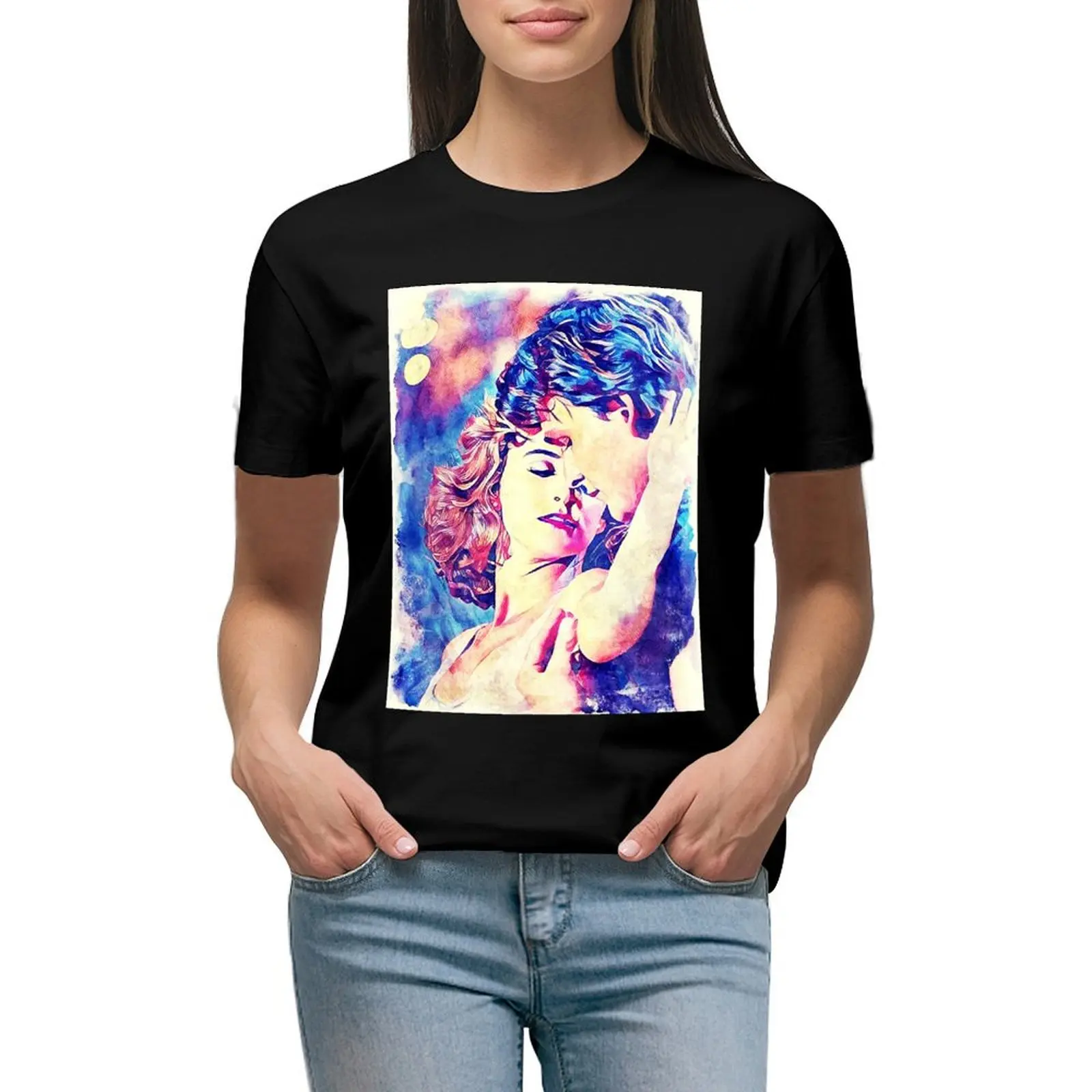 Dirty Dancing with good performances and some great dance(4) T-shirt graphics lady clothes Woman clothing