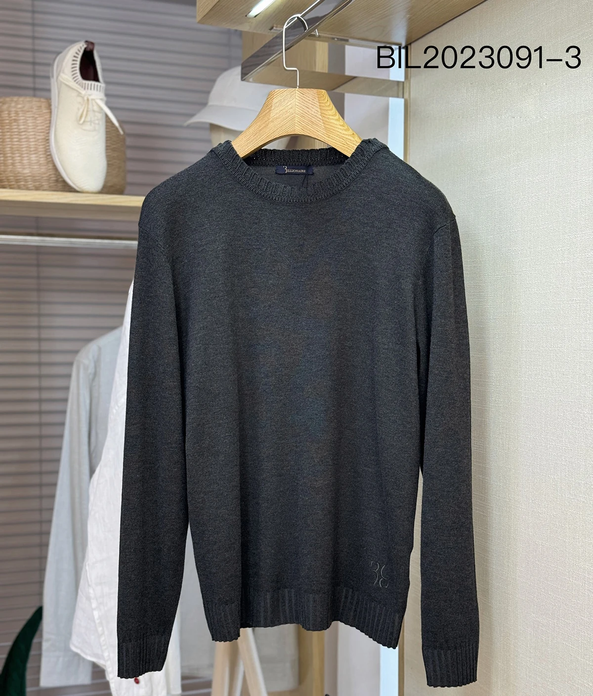 

BILLIONAIRE BLKA CPTG Sweater Cashmere men's 2025 new warm knitting fashion elasticity Straight high quality big size M-4XL