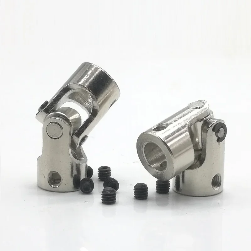 1pc 2mm 2.3mm 3mm 3.17mm 4mm 5mm 6mm 8mm 10mm RC Car Boat Model Universal Coupler Joint Coupling Steel Shaft Connector