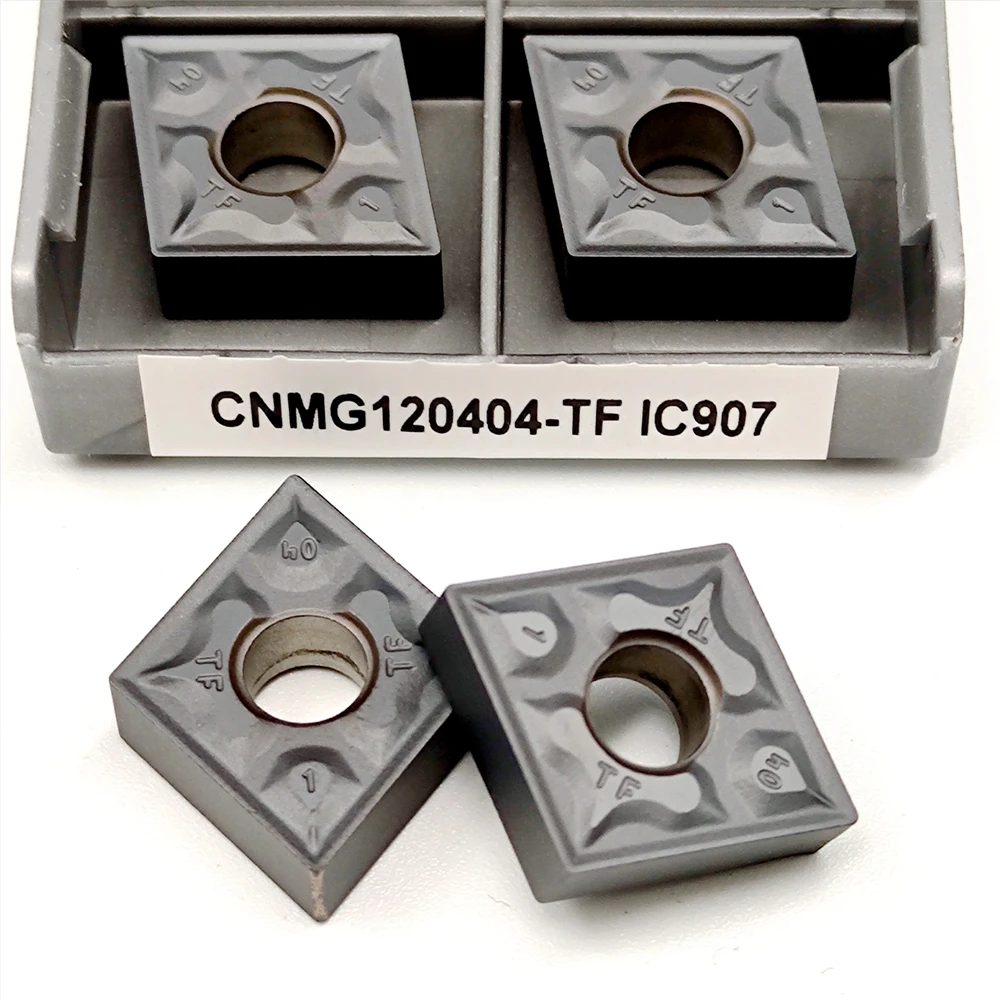 CNMG 120408   CNMG 120404   Sisipan Pembubutan Karbida IC908 IC907 Alat Bubut CNC Sisipan Pemotong Berkualitas Tinggi untuk Pembubutan Eksternal
