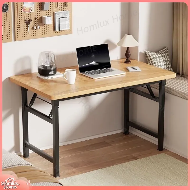 Folding Computer Desk Study Table for Small Apartment Dormitory Rental Room Simple Household Eating Desk Space Saving