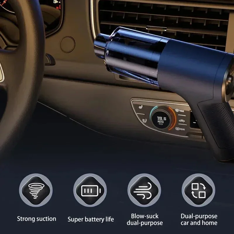 Xiaomi Youpin Wireless Car Vacuum Cleaner Handheld Portable High-power Suction And Blowing Integrated Cleaning Appliance Home Mi