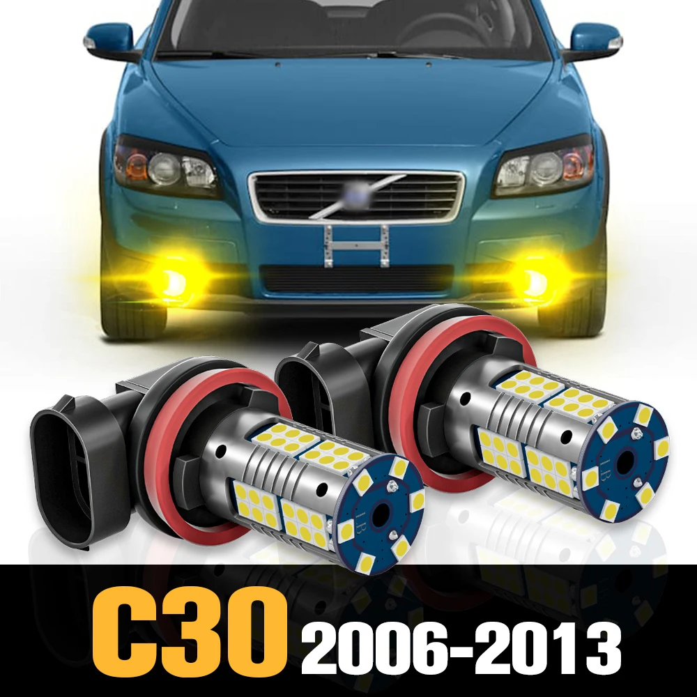 

2pcs Canbus LED Fog Light Lamp Accessories For Volvo C30 2006-2013 2007 2008 2009 2010 2011 2012