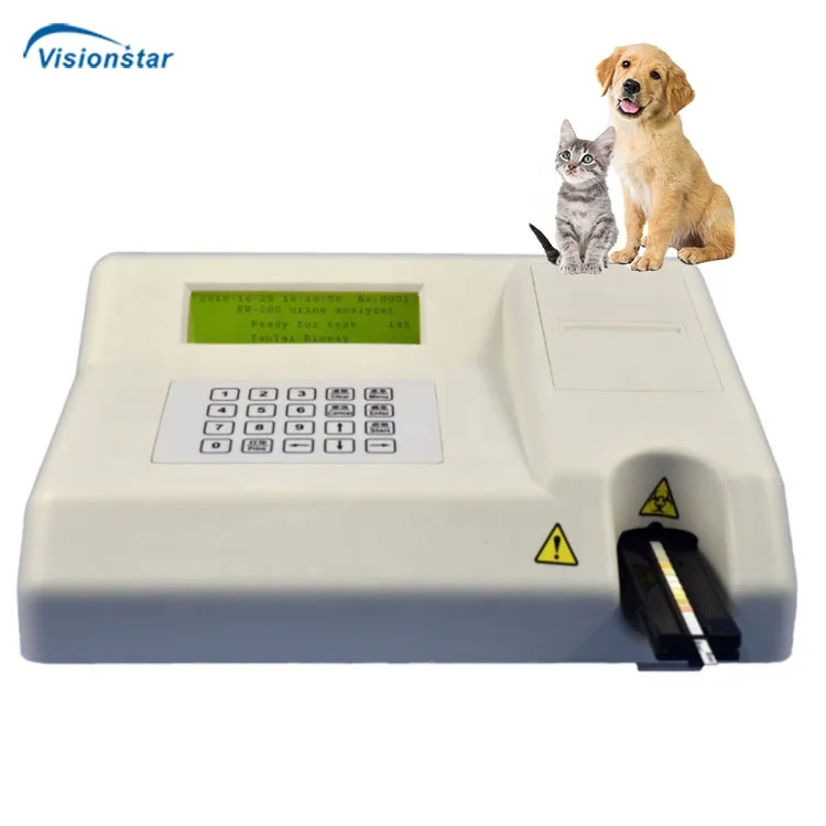 Portable Semi Automatic UIrinalysis Machine Urine Analyzer for Vet with Printer