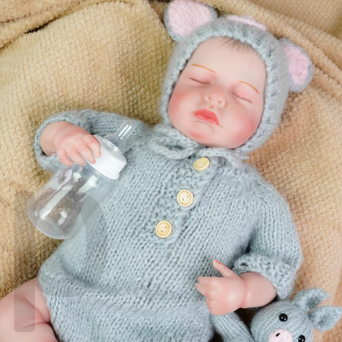 JOYORALOOKS WIE EIN NEUGEBORENES BABYS VOLLSTÄNDIGES KOFFER, MODISCHES UND NIEDLICHES REBORN-PUPPSPIELZEUG HOCHWERTIGKEIT UND GESAMMLUNG