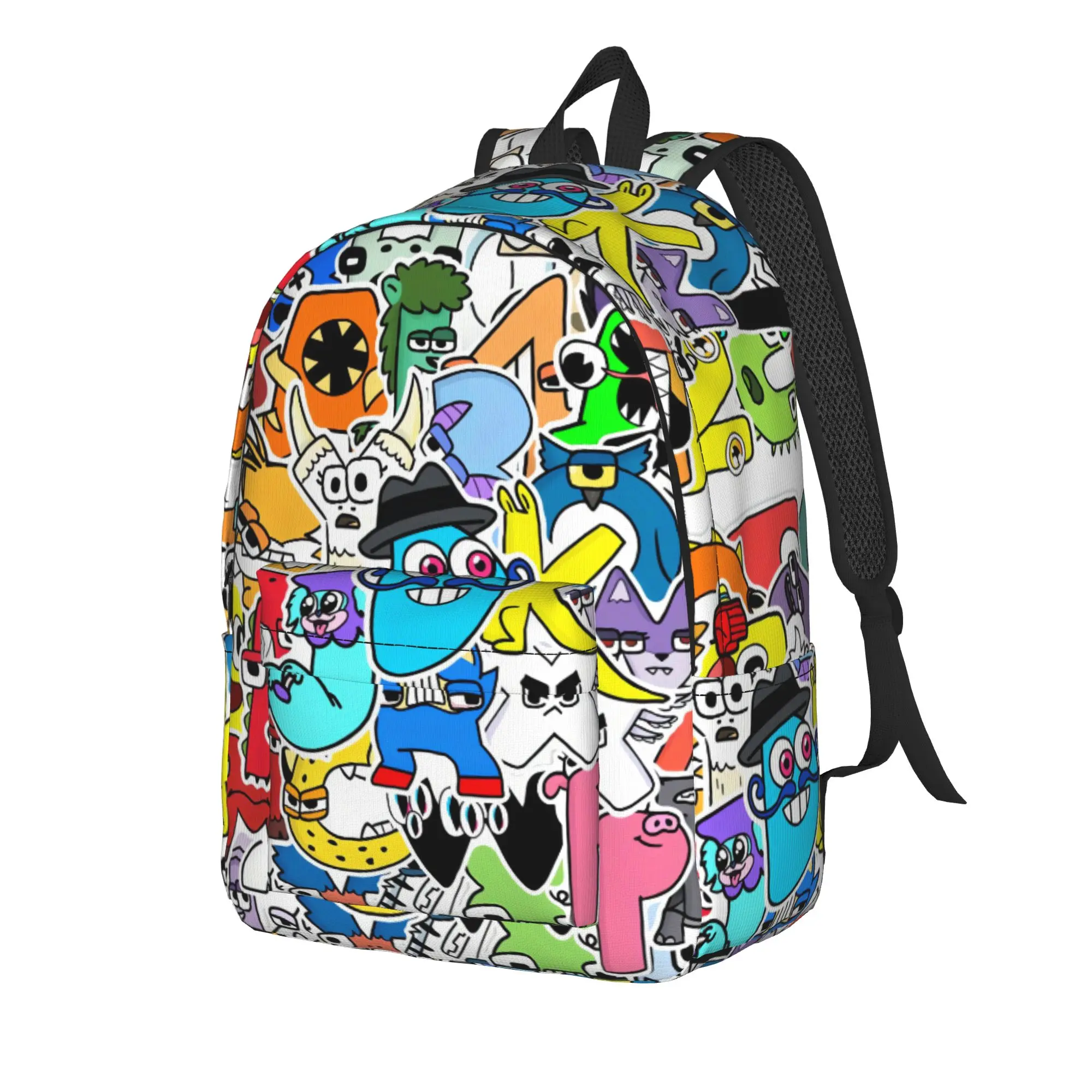 Popular Alphabets Lores Backpack  Camping Backpacks Youth Design Durable High School Bags Streetwear Rucksack