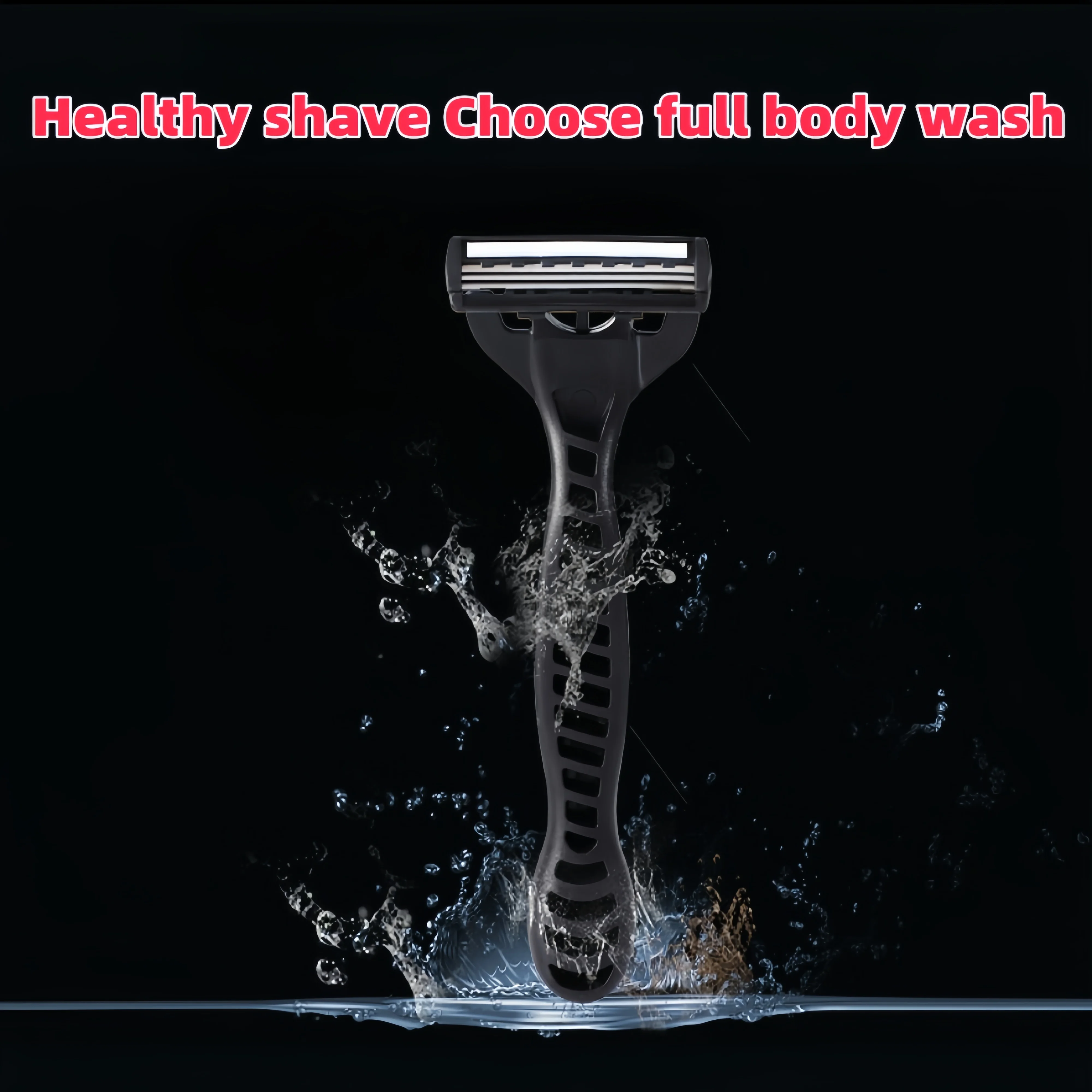 NEW Shaver Men Razor Shaving 3 Layer Stainless Blade Shaver Reusable Safety Razor Hair Removal Shaver Imported Blade Multi Tool