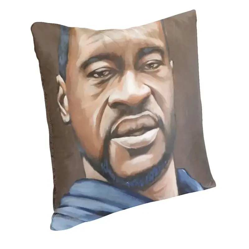 George Floyd Throw Pillow Covers Living Room Decoration Fashion Cushions for Sofa Square 45x45cm Pillowcase