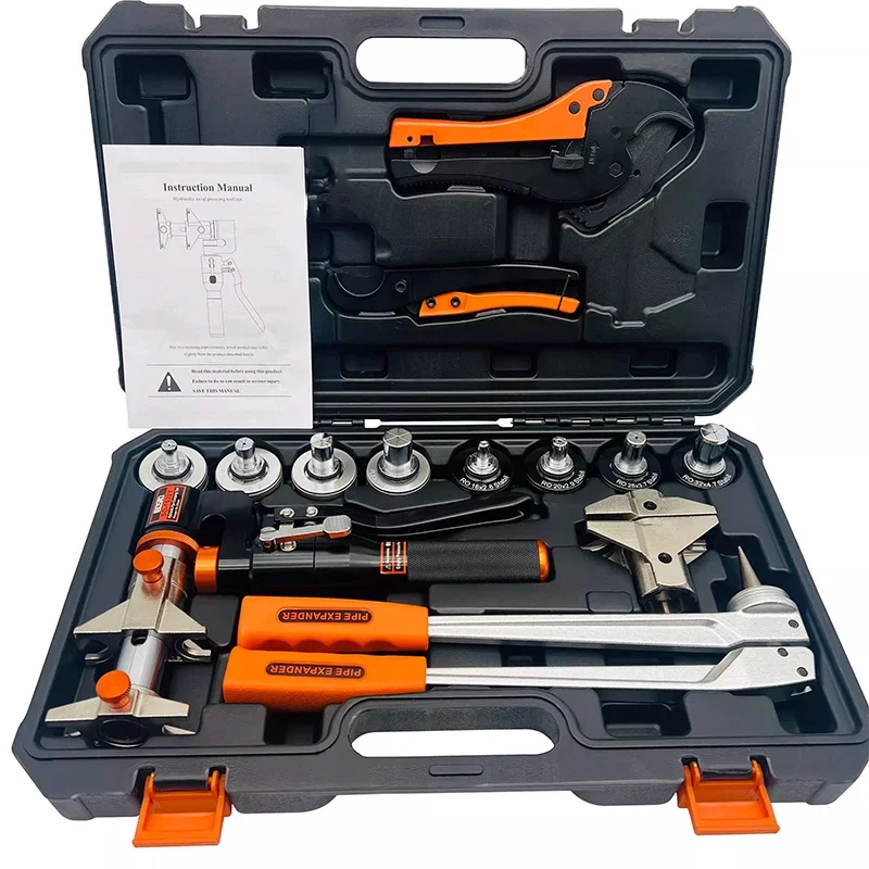Hydraulic Slip-On Clamp Underfloor Heating Pipe Expander Aluminum-Plastic Pipe Tool for Underfloor Heating Installation