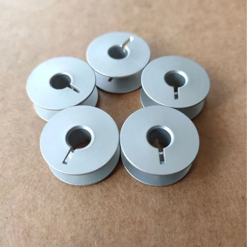 28 pcs Flatbed Machine Bobbins with High Hardness Durable, ideal for Embroidery Machine and Tailor Shop Sewing