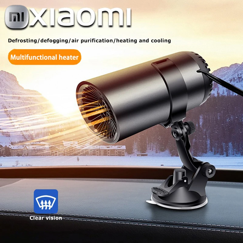 Xiaomi 12V 150W Car Heater Portable Electric Heating Fan Automatic Windshield Dryer Defogging Demister Defroster Car Accessories