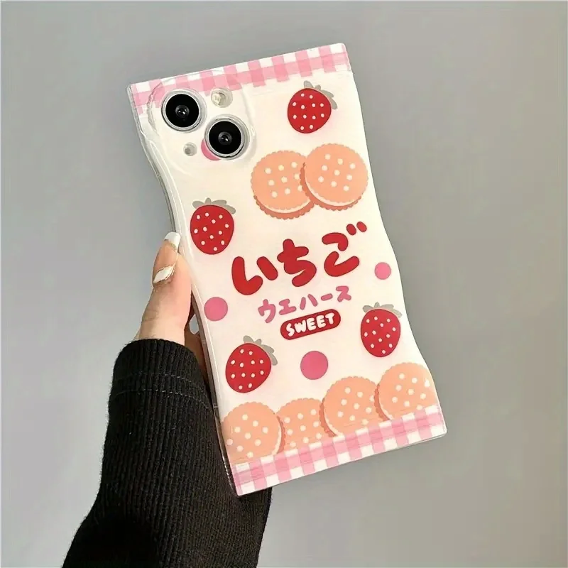 Creative temperament casual biscuit candy mobile phone case iPhone13 iPhone14 versatile