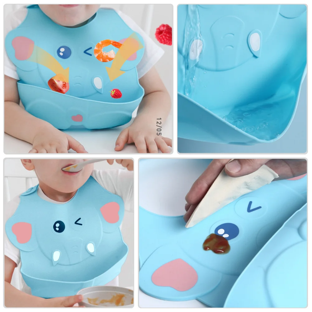 

1 шт. силиконовый нагрудник для кормления детей, водонепроницаемый, мягкий, удобный, прочный, детский силиконовый нагрудник для еды, нагрудники для кормления, безопасные для детей нагрудники