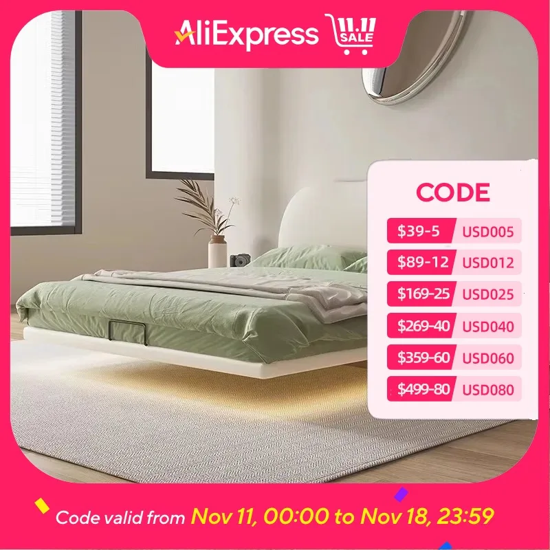 

Princess Frame Double Bed Bedroom Cute Europen Platform Luxury Double Bed Wooden Modern White Cama Casal Bedroom Furniture