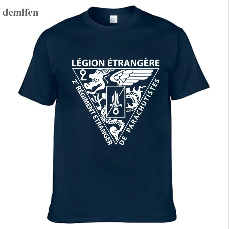 New French Foreign Legion Special Forces World War Army T Shirt Tshirt Homme Camisetas Men Cotton T-shirt Tees Tops