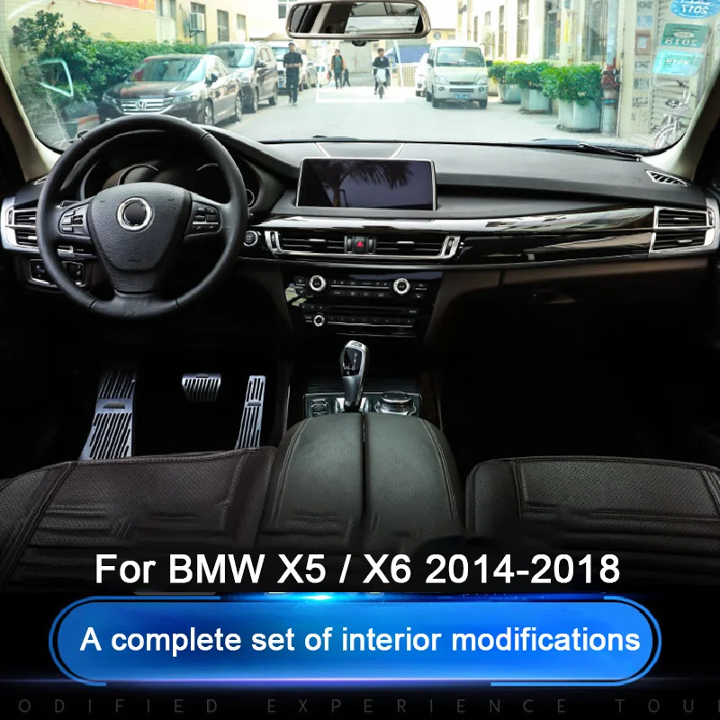 

For BMW X5 X6 F15 F85 F16 F86 Center Console Gear Shift Window Lift Panel Trim Cover Air Outlet Frame Car Interior Accessories