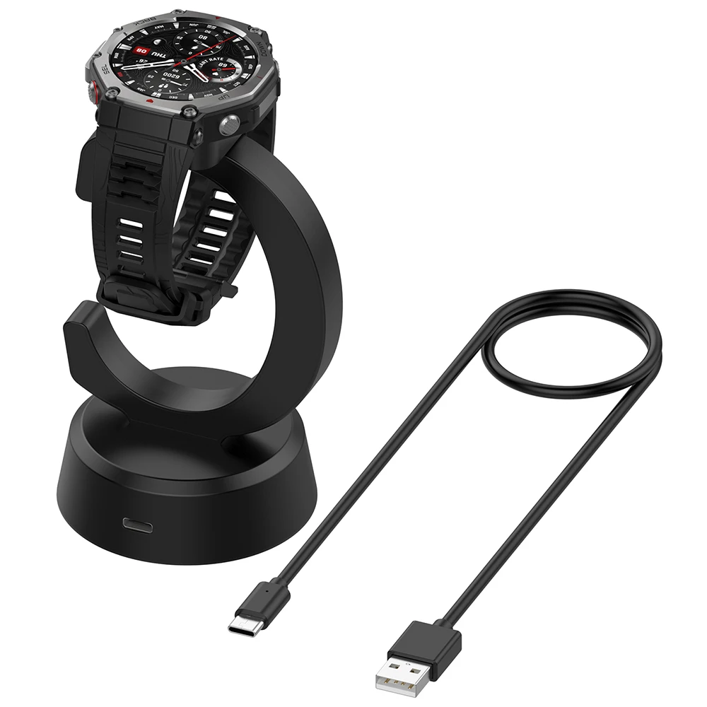 Ladestation für Amazfit T-Rex 3 Pro/Balance 2/3/Helio Strap Smartwatch, Ersatz-Ladestation mit Kabel und Chip-Schutz. – Detail 10