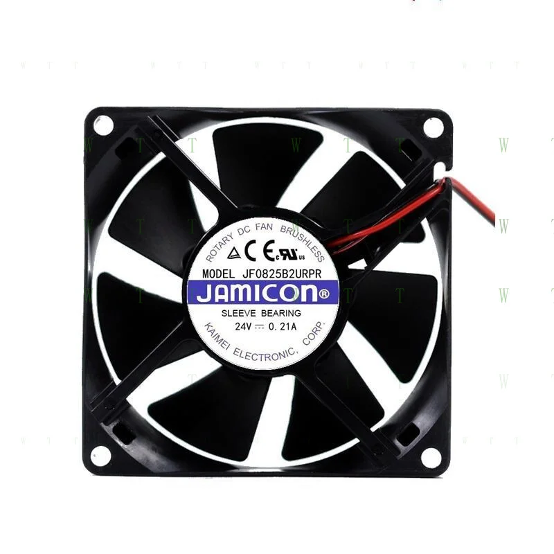

H 1 PCS For JAMICON Fan JF0825B2URPR DC24V 0.21A 8025 8cm 2 wire cooling fan