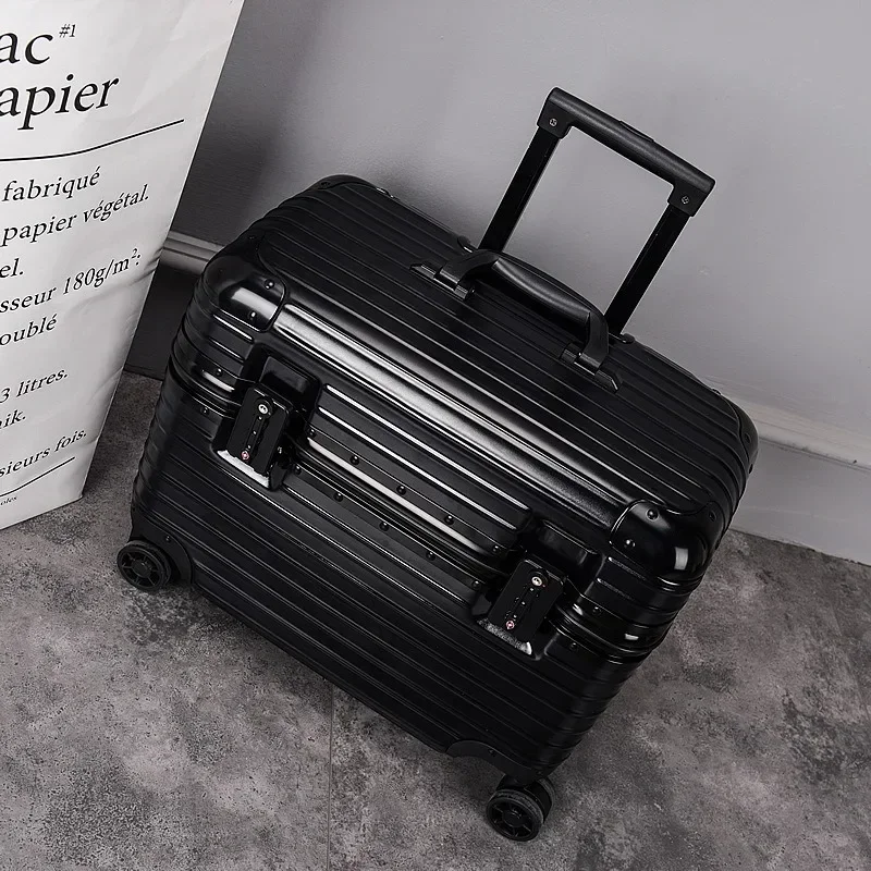 New 18/20inch Aluminum Frame and ABS Spinner Camera Trolley Suitcase Pilot Luggage Bag Photography Suitcase on Wheels