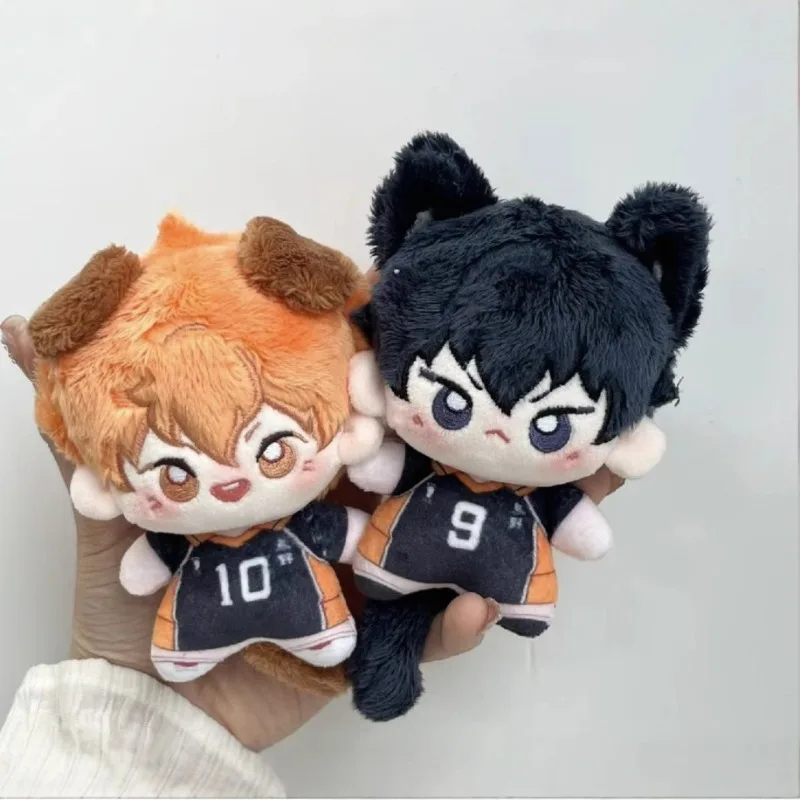 

Haikyuu Anime Kei Tsukishima 10cm Printed Cotton Doll Tobio Kageyama Hinata Shoyo Cartoon School Bag Pendant Toy Keychain Gift