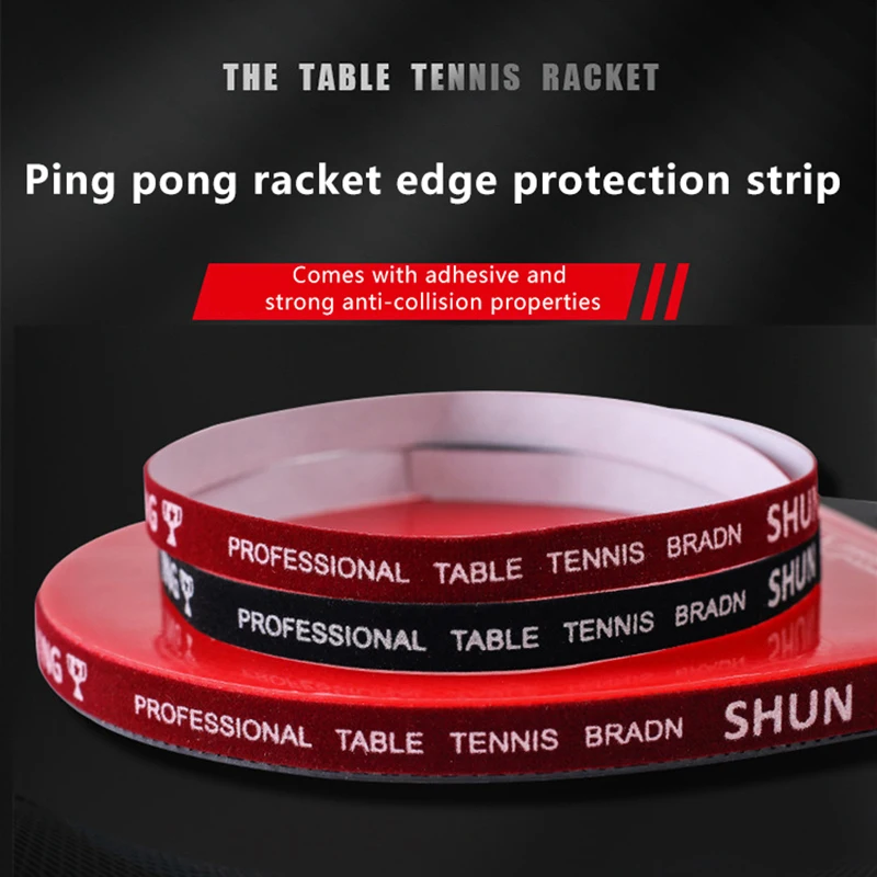 5Pcs Table Tennis Racket Edge Tape Side Protector Ping Pong Bat Protection Tape Anti Collision Self-adhesive Racket Tape