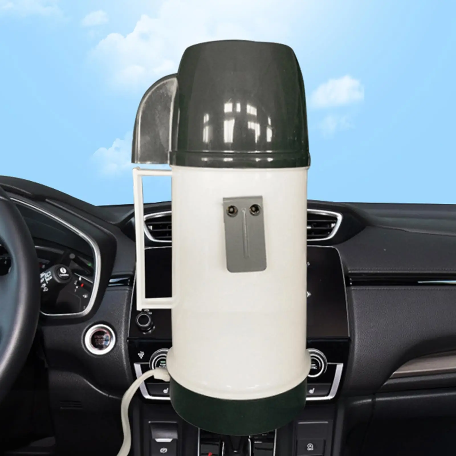 Car Electric Kettle Portable Stainless Steel Practical Heater Bottle Water Heater for Self Driving Tour Outdoor Camping Travel