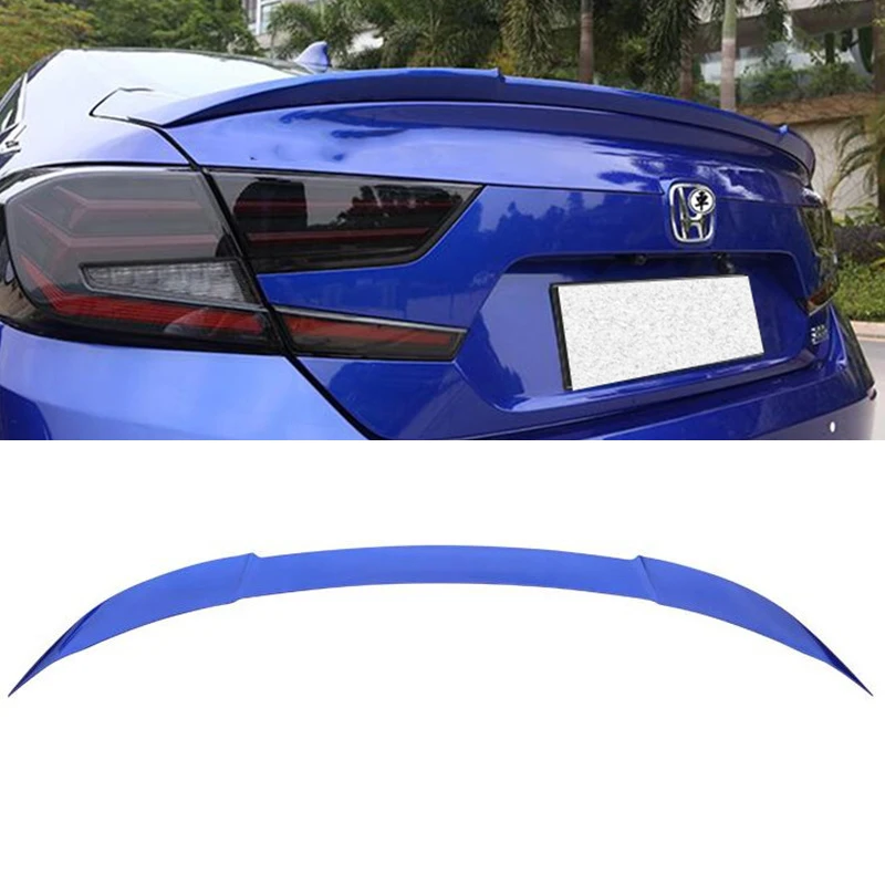 CEYUSOT FOR Honda Accord Inspire Car Spoiler Wing 2018-2020 Car Trunk Rear Wing Tail ABS Color Spoiler Accessories Sports Style