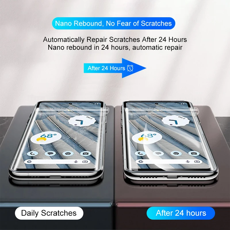 Мягкая Гидрогелевая пленка для фронтального экрана Google Pixel 7a, 6,1 дюйма, Gogle Pixel 7a, 7 a, Pixel7a 5G, прозрачная защитная пленка для телефона, 3 шт.
