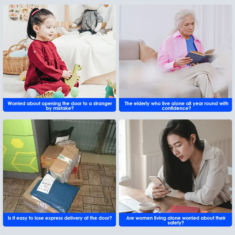 Visuele Deurbel Wifi Draadloze Variabele Geluid Intelligente Beveiliging Deurbel Twee-Weg Intercom Video Camera Remote Video Smart Home