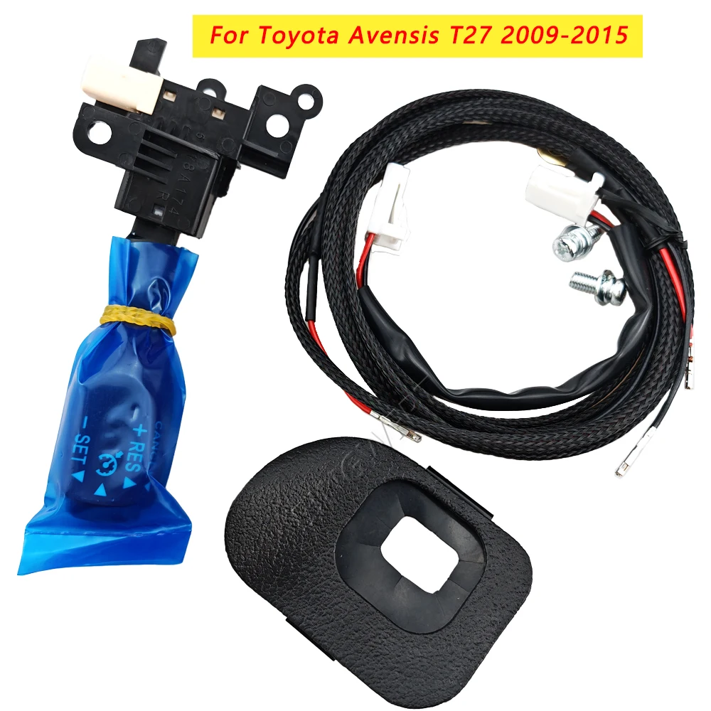 Cruise Control Switch Kit With Dust Cover 45186-05020-C0 For Toyota Avensis T27 2009-2015 Steering Wheel Speed Control Switch