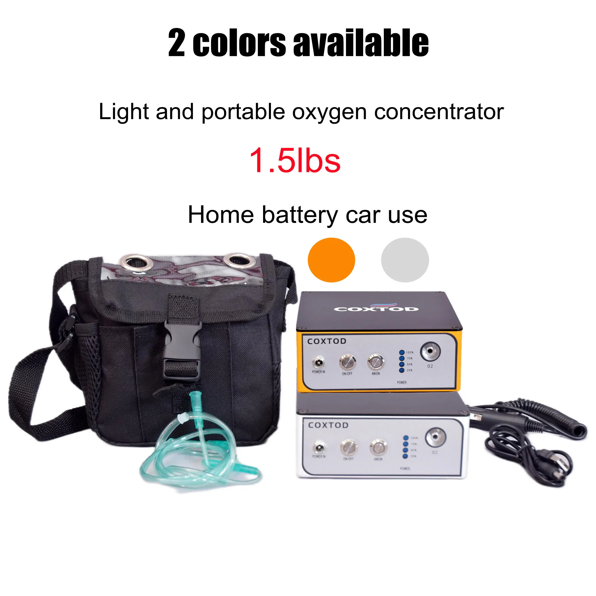 XGREEO 8 Hours Pocket Oxygen Concentrator Homecare Oxygen Generator 24 Hours Continuous Oxygen Making Machine