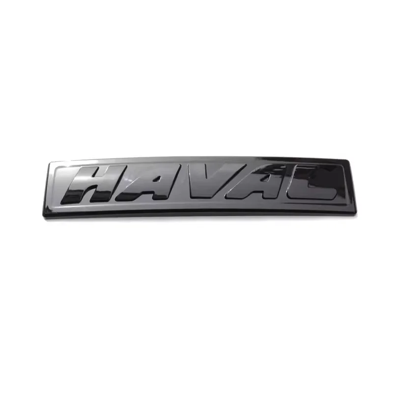 for Haval H6 GT logo Car Front Network Black Logo Emblems For GWM Great Wall Generation Haval H6 GT