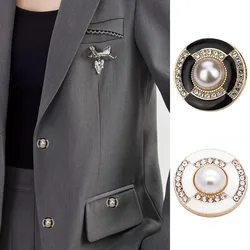 Pearl Decorative Buttons for Coats, Shirts, Clothing Accessories, Beautiful Buttons, 18mm, 23mm, 10 Pcs