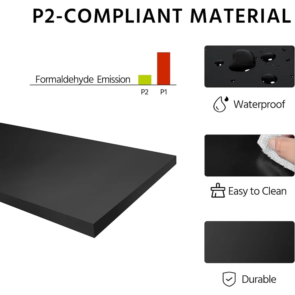 طقم طاولة سرير خشبية مكون من قطعتين، وطاولة بجانب السرير مع 3 أدراج، وطاولة بجانب السرير مع مساحة تخزين لغرفة النوم