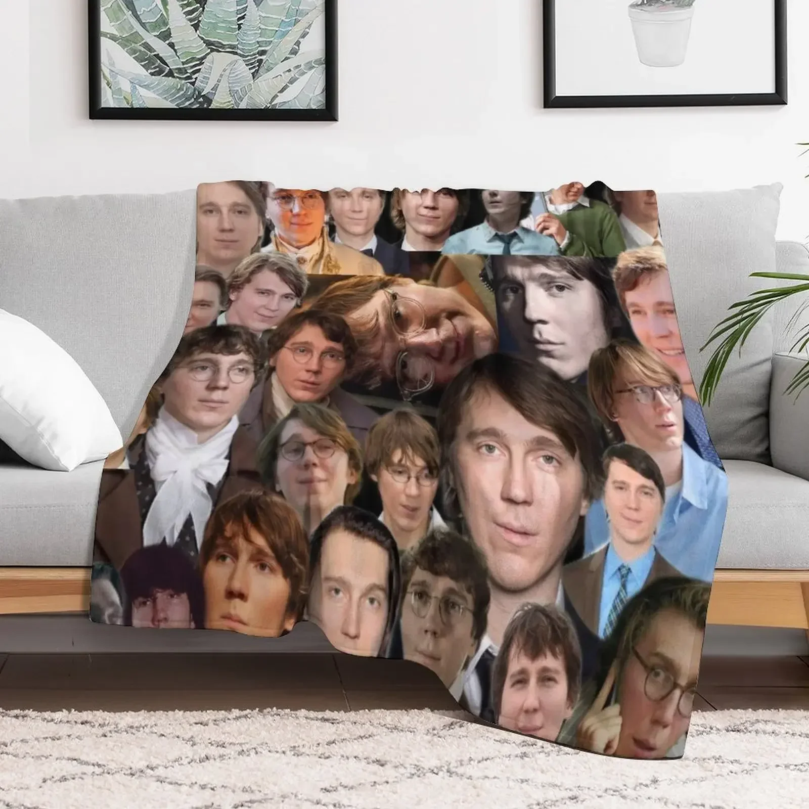 

paul dano - I love paul dano photo collage Throw Blanket warm for winter for babies Blankets Hair Furry Cute Plaid Blankets