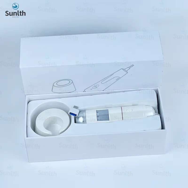 レポート付き Windows システム USB 接続毛包スキャン ハンドヘルド皮膚および毛髪分析装置 OTG 付き顕微鏡拡大鏡