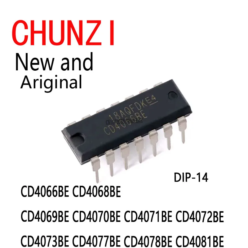 10PCS DIP-16 CD4053BE CD4060BE DIP-14 CD4066BE CD4068BE CD4069BE CD4070BE CD4071BE CD4072BE CD4073BE CD4077BE CD4078BE CD4081BE