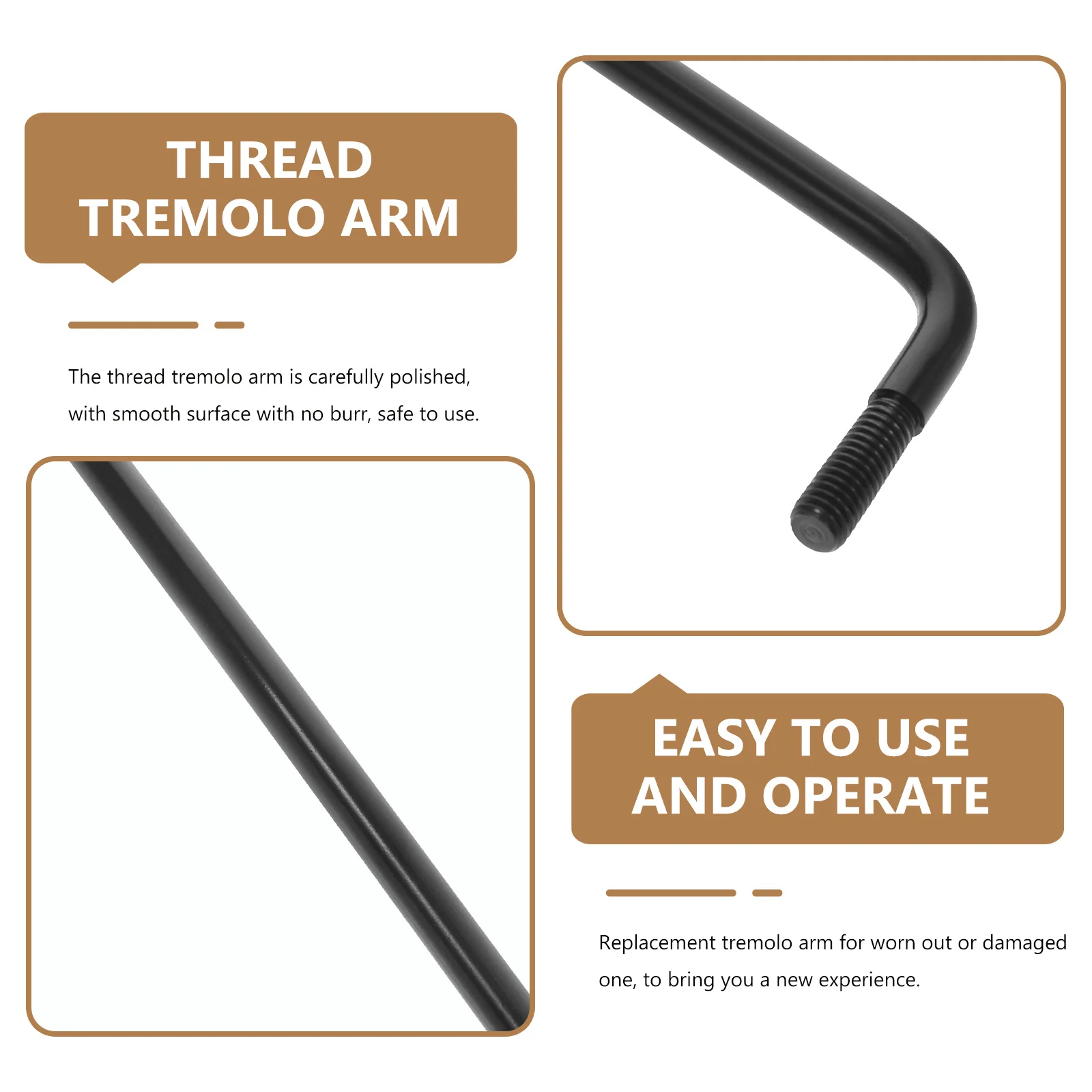 

Threaded Tremolo Arm Electric Guitar Accessories Whammy Bars Accessory for Parts