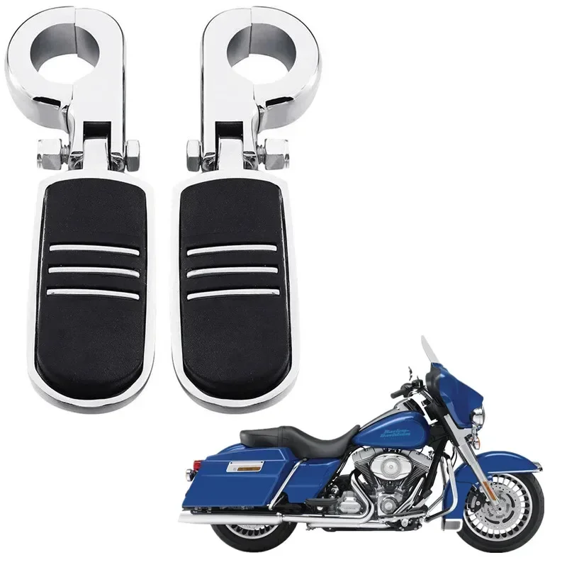 For Harley Touring Electra Street Glide FLHR Motorbike Acsessories 32mm Highway Clamp Footrest Pegs