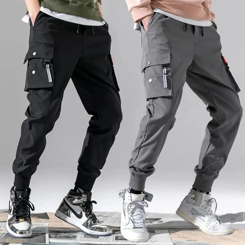 

Men's Casual Workwear Pants Spring Autumn Trendy Teenage High School Students Versatile Loose Fit Casual Long Pants