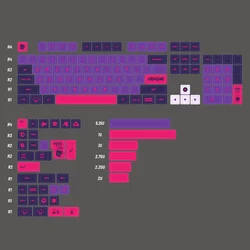 Geng hayalet klavye tuş mekanik klavye PBT tuş KCA profil boya alt 140 tuşları tam çapraz kiraz MX Kailh Gateron anahtarı için setleri