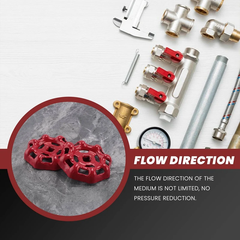 Replacement Gate Valve Handwheel Broach In External Metal Faucet Pipe Water Faucet Handle