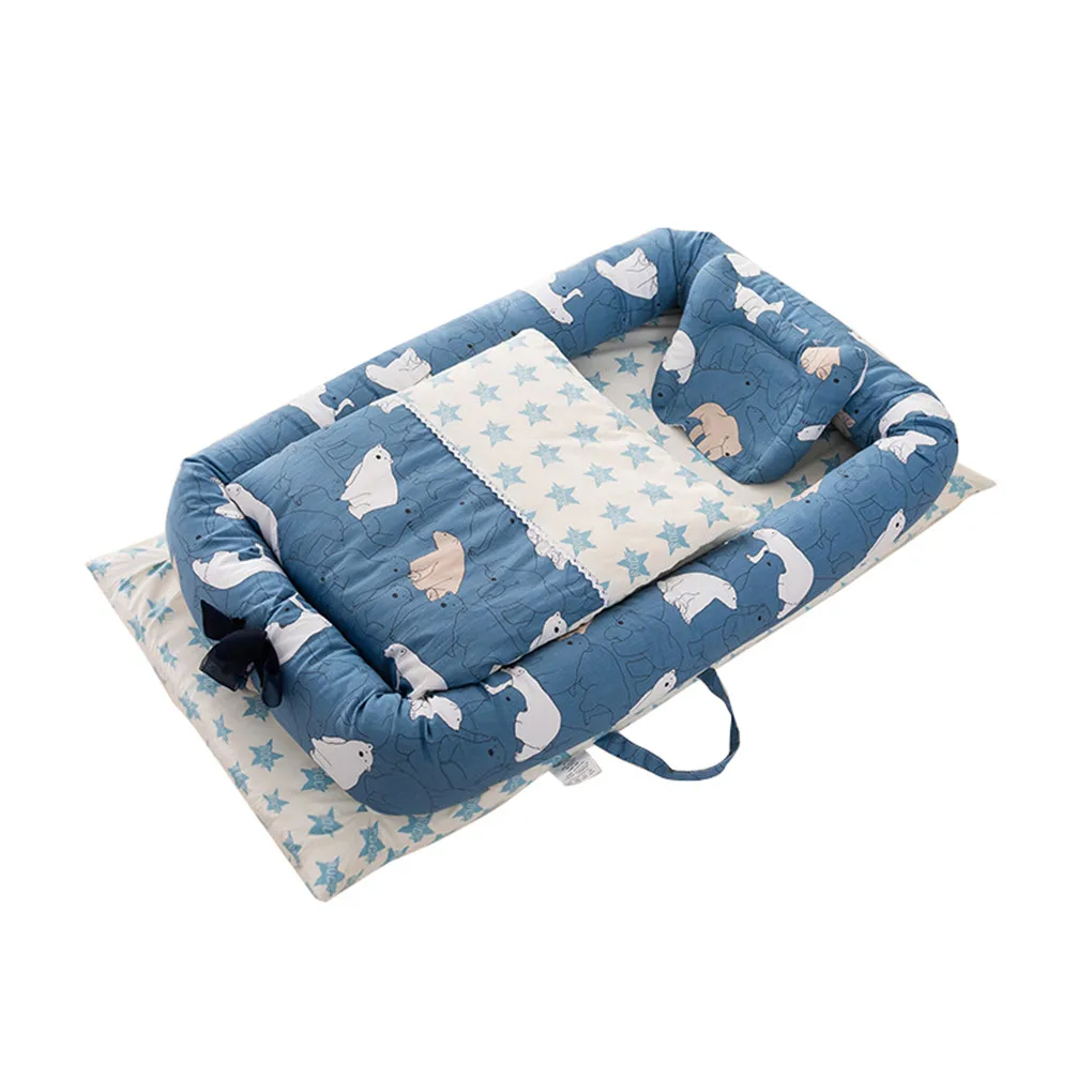 

6 шт. портативный набор подушек для детской кроватки, дорожная кроватка, гнездо для новорожденных, подушка для сна, тип 5