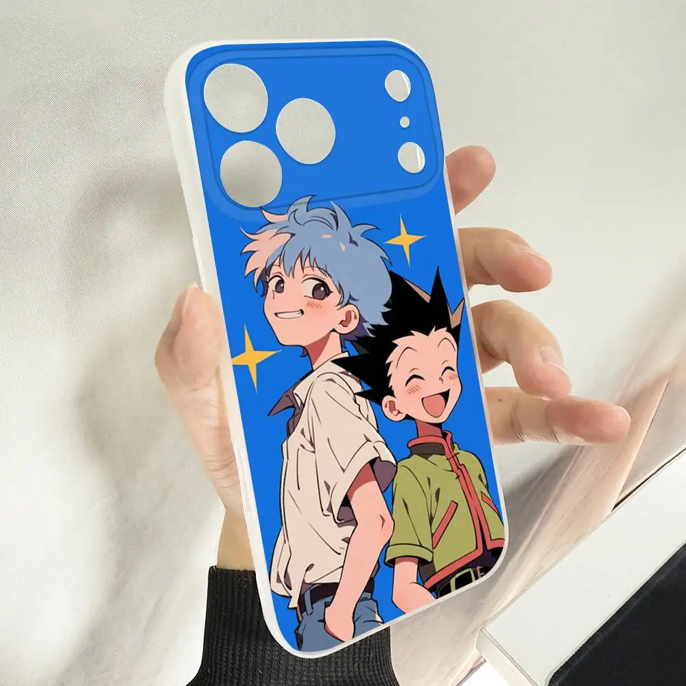 Чехол для телефона H-Hunter Gon Freecss Killua Zoldyck для iPhone 14,16,15,11,13,17,12,Air,Mini,Plus,E,Pro,Max Magnetic Magsafe Cover