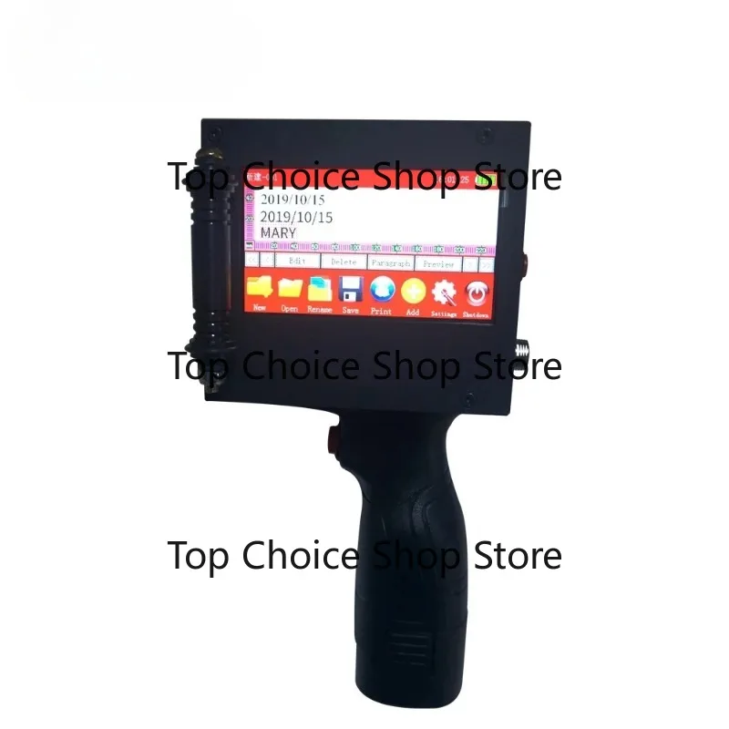 Handheld Por 50.8mm Thermal Inkjet Printer Batch Expiry Date QR Code Barcode Coding Marker Machine