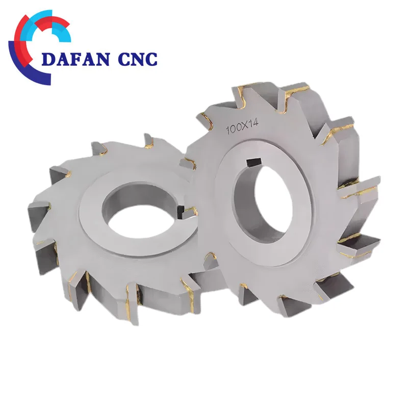 

YG8 3-сторонний фрезерный диск из вольфрамовой стали, инкрустация сплавом Φ63/80/100/125 для точной обработки