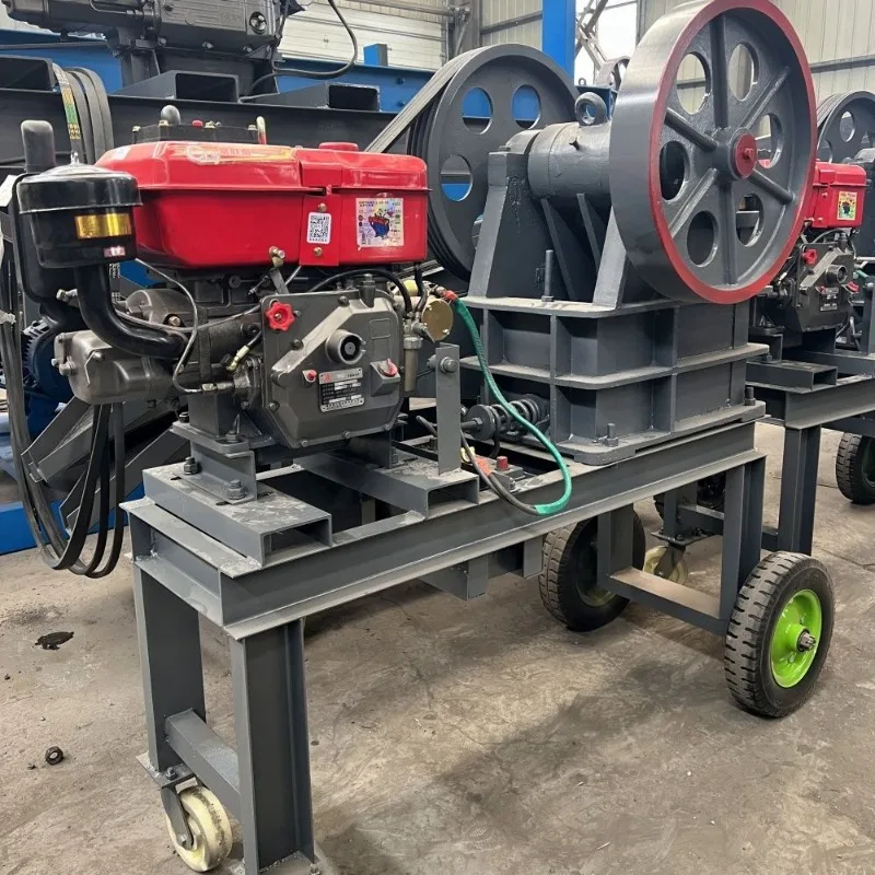 

【Best-Selling】Hot-selling PE150*250 125mm Max Feed Size 1-3t/h Laboratory Jaw Crusher Compact Mobile Stone Crusher AC/ Pow