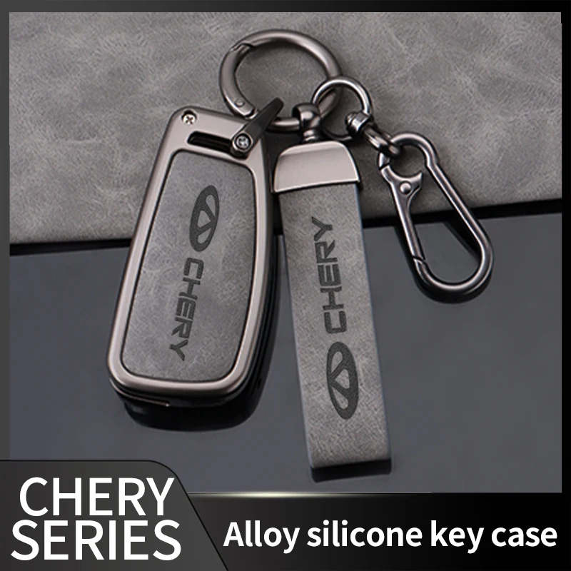 Leder-Autoschlüsselhülle für Chery ARRIZO7 E3 E5 A3 A5 Tiggo 2 3 5 3X Fulwin2 Eastar – Schutz und Zubehör – Detail 9