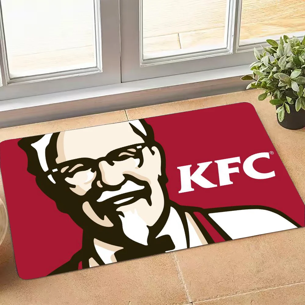 KFC Doormat Entrance Door Kitchen Rug Mat Mats Bedroom Floor Carpets Living Room Rugs for Bedroom Carpet in the Living Room Bath