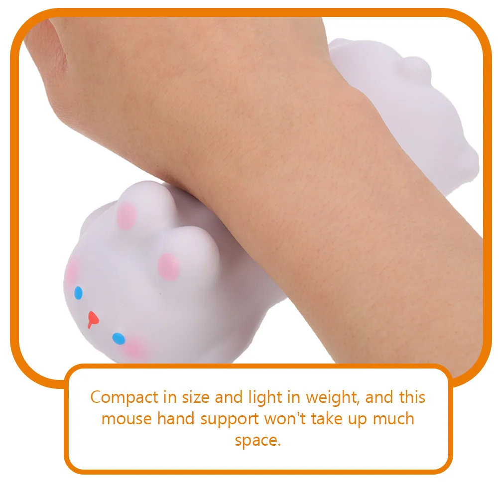 

2Pcs Cartoon Animal Mouse Pad Soft Breathable Wrist Rest Hand Support Pad Comfortable Office Gaming Mouse Wrist